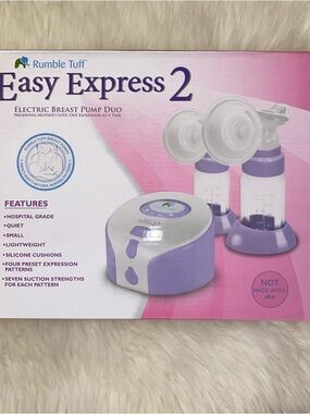 New sealed box Easy Express Electric Breast pump Duo